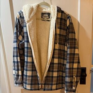 LL Bean Relaxed Fit Plaid Jacket